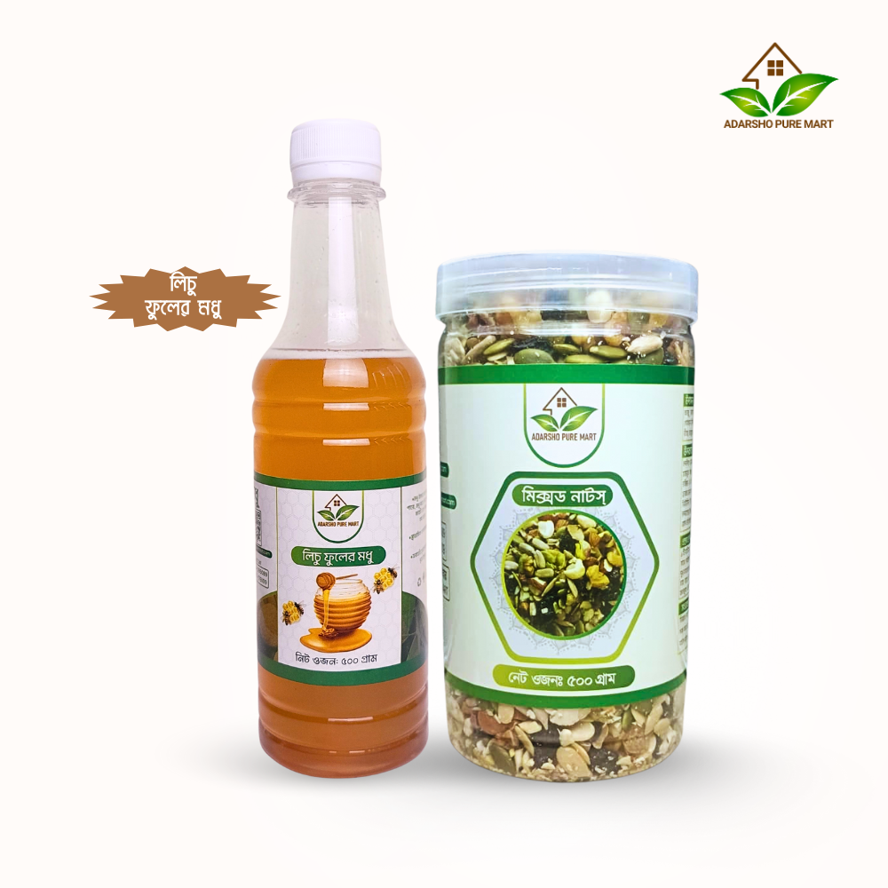 মিক্সট নাট হানি কম্বো (Mixed Nuts Honey Combo)